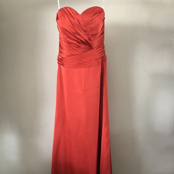 Belsoie red sweetheart prom dress, size 16 - Picture 1 of 3